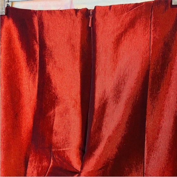 NEW without tags Elegant Rust Burnt Orange Floor Length Mermaid Gown Skirt XS/S - Picture 4 of 7